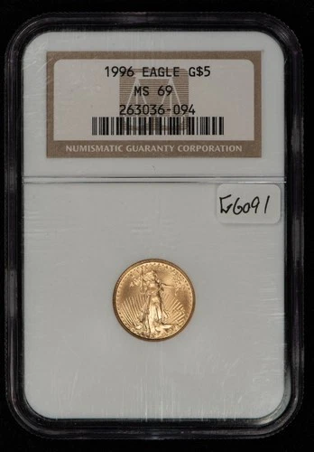 1996 American Gold Eagle 1/10 oz — photo from the most recent tracked eBay sale