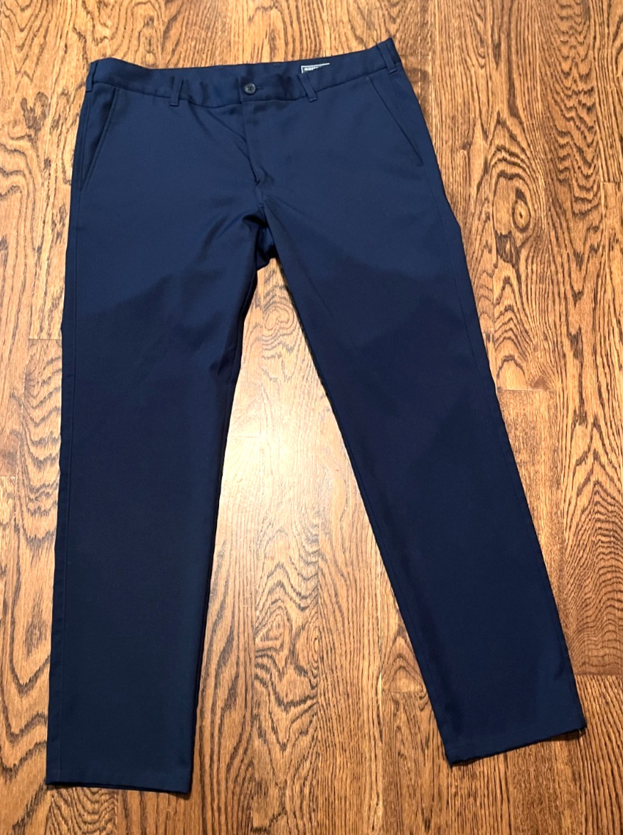Mizzen + Main Mens 36x32 Blue Baron Performance Chino Pants