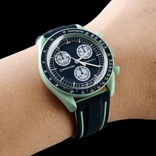 Soft Silicone Strap for Omega x Swatch MoonSwatch 20mm Waterproof Rubber Band