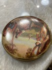 Vintage Compact Mirror with European Dancing Scene from Western Germany — photo 3