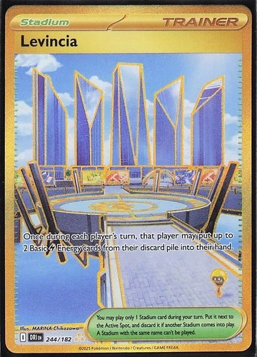 Levincia 244/182 SV10: Destined Rivals Hyper Rare - Pokemon TCG - NM