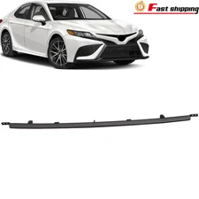 Front Lip Center Bumper Splitter  Lower Molding Trim For 2021-2023 Toyota Camry