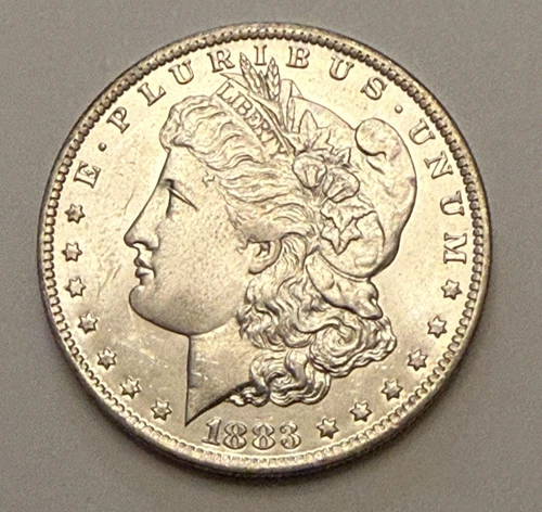 1883-O Morgan Silver Dollar Bright White Uncirculated