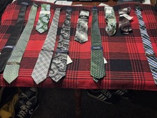 NWT Lot Of 9 Assorted Name Brand Neck Ties