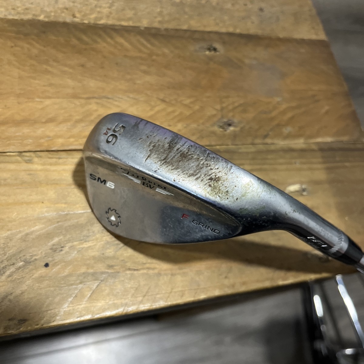 TITLEIST BV SM6 Vokey 52° 12 Bounce F Grind Gap Wedge; Wedge Flex