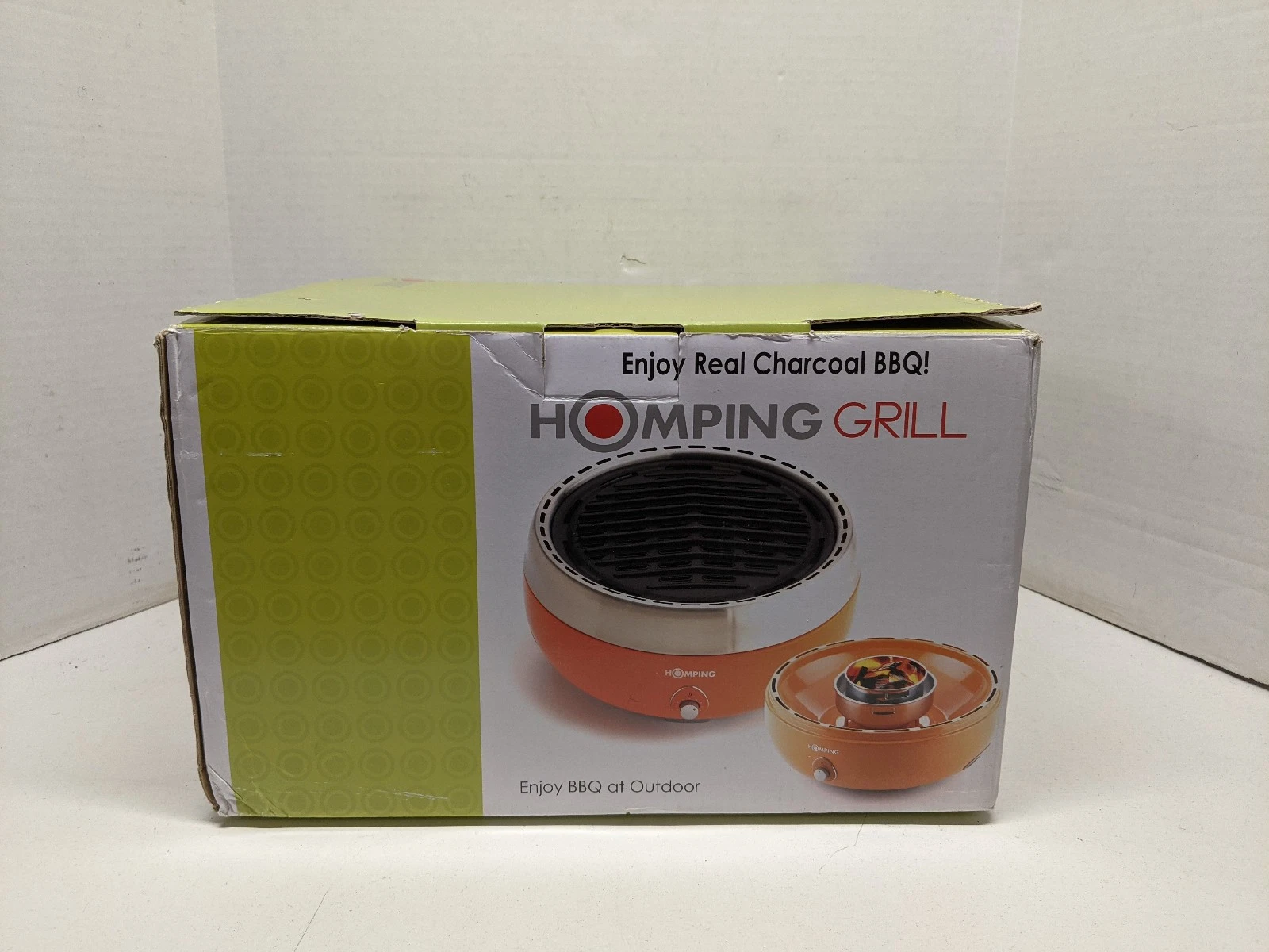 Homping Portable Charcoal BBQ Grill Bag Case Tailgating Home Camping Black