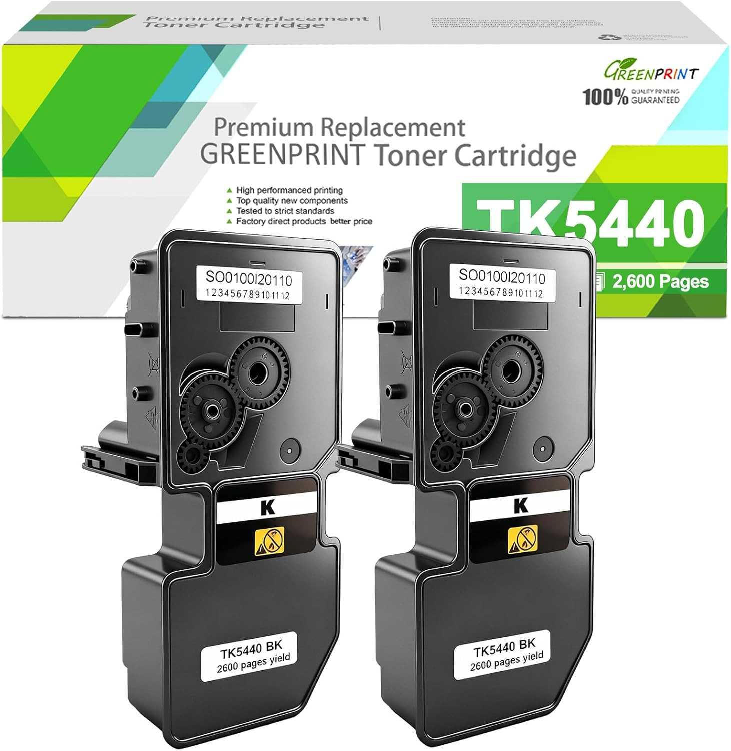 Cartouche de toner TK5440 TK-5440K compatible avec imprimante laser noir