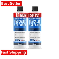 Descaling Solution for Delonghi Keurig Breville Nespresso 4 Uses - Coffee Mac...