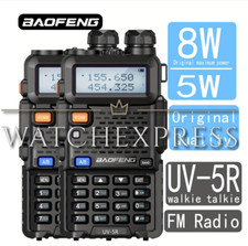 2x RADIO BAOFENG UV-5R RICETRASMITTENTE  VHF/UHF DUAL BAND 136-174 400-480 MHZ
