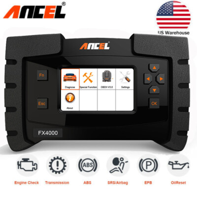 All System Automotive OBDII EOBD CAN Code Reader Diesel Gas Diagnostic Scan Tool