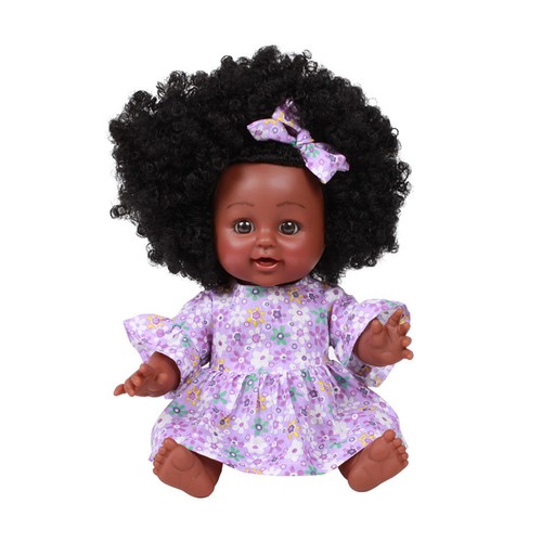 Realistic Newborn Doll Realistic African Black Newborn Reborn Dolls Pretend Play - Picture 3 of 15