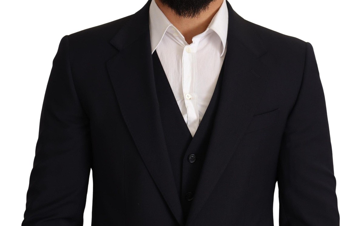 DOLCE & GABBANA ネイビー トレンチコート　50 MARTINI DOLCE & GABBANA ネイビー トレンチコート 50 MARTINI DOLCE