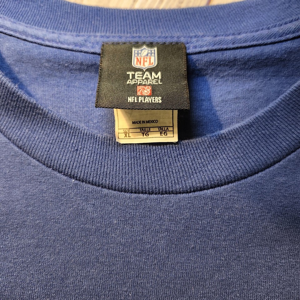 INDIANAPOLIS COLTS 12 ANDREW LUCK NFL TEAM APPAREL BLUE TSHIRT XL