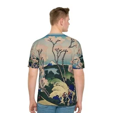 Hokusai Goten-Yama Hill Shinagawa Ukiyo-e Japanese Graphic Art Men Tee T-shirt