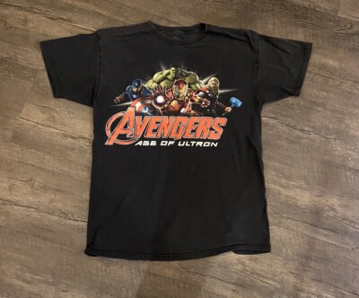 Avengers Age Of Ultron Men's T-Shirt Medium Marvel Graphic Print Short  Sleeve