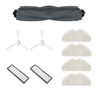 for Dream D10S Sweeping Robot Main/Side Brush Rubber Brush Filter Wipe Kit 