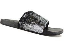 INC International Concepts Men's Gemini Open Toe Sandals Silver Size 13 M