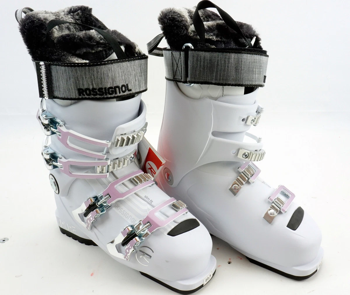 Rossignol Pure Pro 90 Women s Ski Boots Size 22.5 White Grey eBay