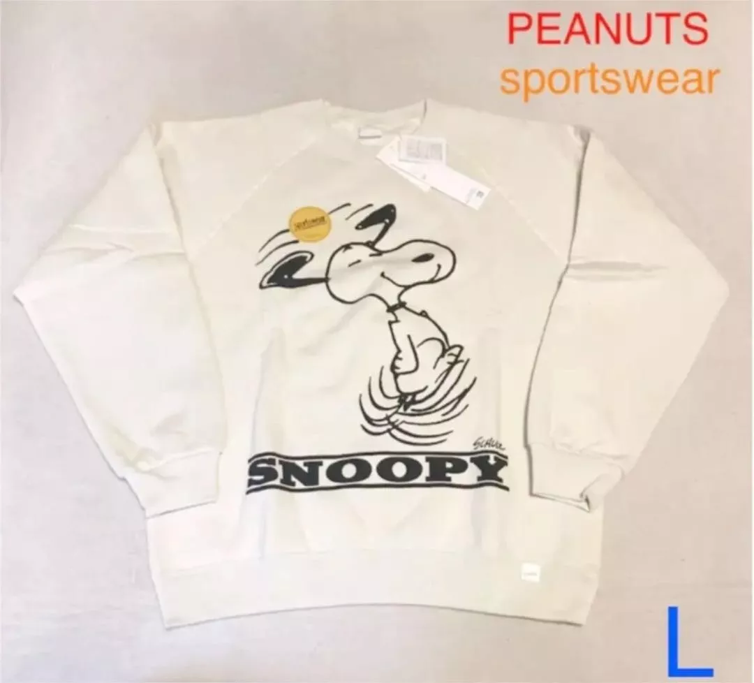 Snoopy Peanuts Sweatshirts Vintage 60s Mayo Spruce SPRUCE Size L