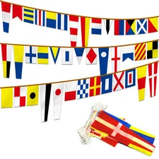 Anley International Maritime Signal Code String Flags Set of 40 Flags