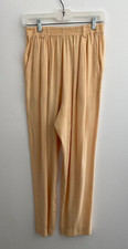 Vintage Go Silk Light Orange Silk Pants sz 2