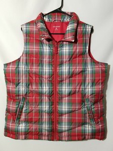 plus size plaid vests