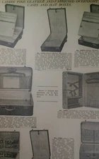 Luggage 1931 Catalog Page Krower New Orleans LA Rare VHTF Lady Hat Box 