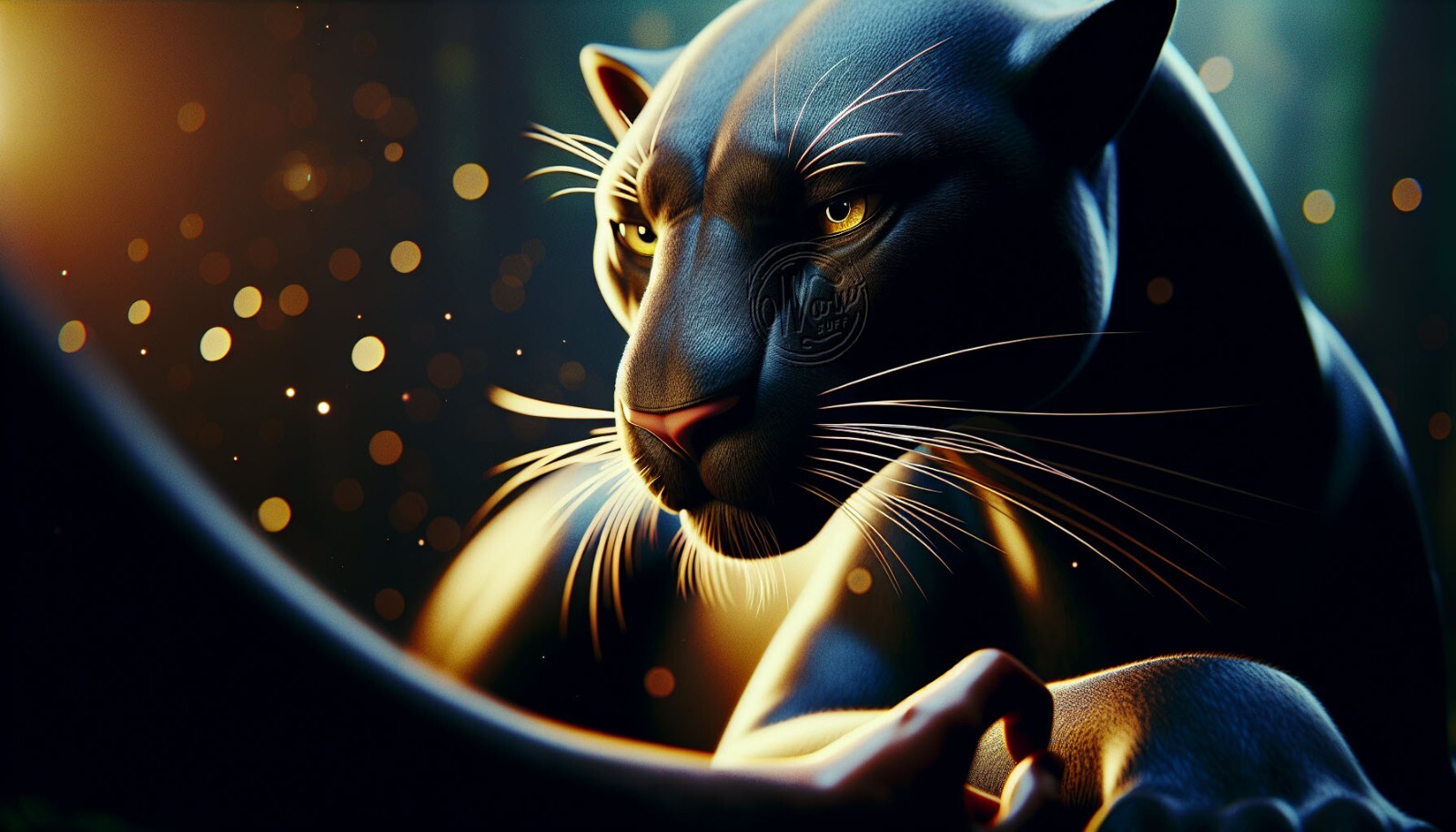 Digital Image Picture Photo Pic Wallpaper AI ART Background Magical Panther