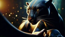 Digital Image Picture Photo Pic Wallpaper AI ART Background Magical Panther