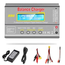 HB6 Lipo Battery Balance Charger 80W 6Amp Discharger for NiMH/NiCd (1-15S) LiPo