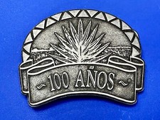 100 Anos Tequila Booze Advertisement Hundred Years Belt Buckle