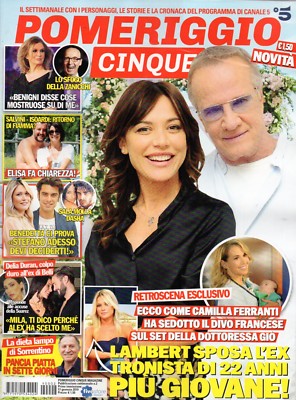 Pomeriggio Cinque 2019 2. Christopher Lambert-Camilla Ferranti, Alessio Boni