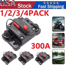 300A AMP Circuit Breaker Fuse Reset 12V-48V DC Car Boat Auto Waterproof