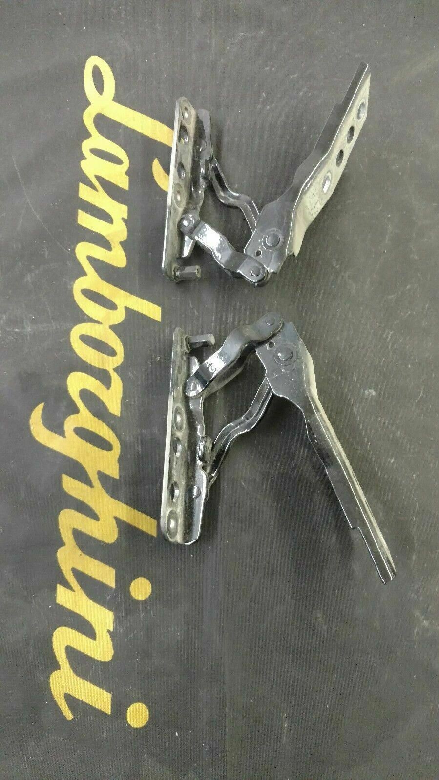 LAMBORGHINI GALLARDO LEFT AND RIGHT HOOD DECK LID HINGES OEM 4B3823301B 