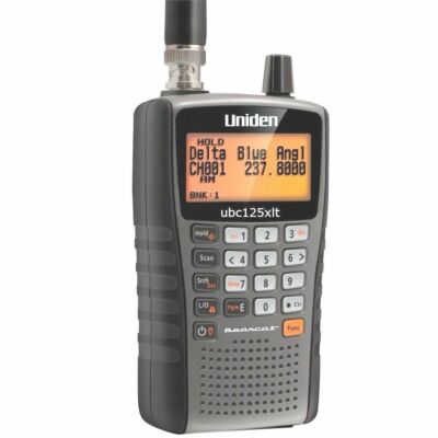 Scanner UBC125XLT Uniden Scanner Portable 25-960 MHZ 500 Channel Aviation CB Vhf