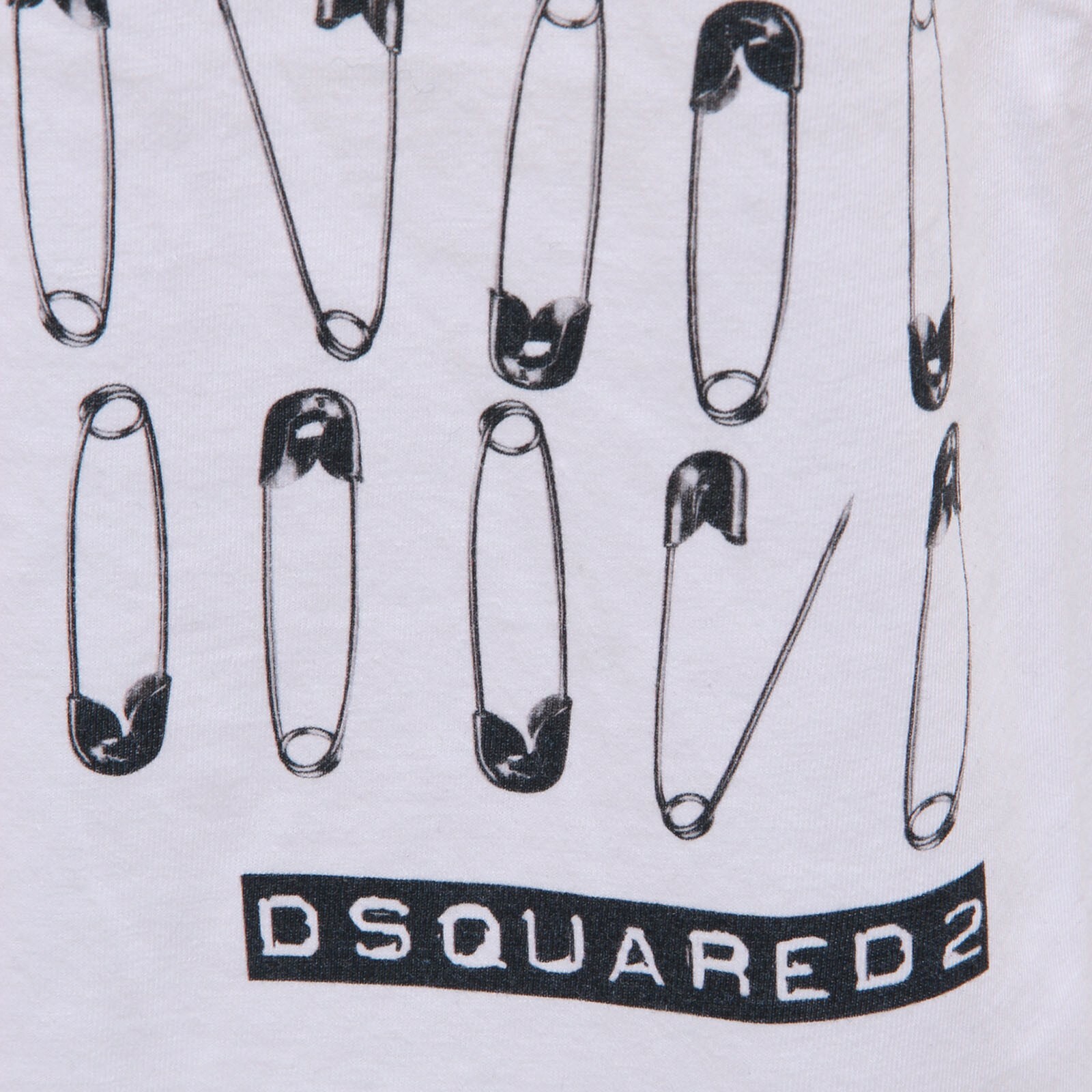 6594AB maglia bimbo BOY DSQUARED2 cotton weathered look t-shirt kids image 3