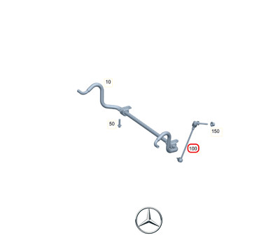 メル24400ページ Original Mercedes-Benz A2233236400 Stabilizer Bar Front Right W223