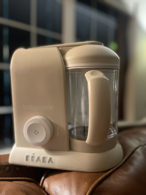 BEABA Babycook Solo 4 in 1 Baby Food Maker, Baby Food Processor, Rare Tan Color