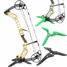 Compound Bow Stand Holder Kick Rack 3 Legs Bracket Limb Support Archery Hunting