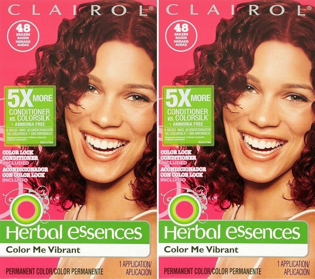 Clairol Herbal Color Me Vibrant 43 Spicy Cinnamon Deep Auburn Hair