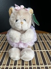 The Bearington Collection Bella Ballerina 8" Plush Bear Retired Pink Tutu w/ Tag