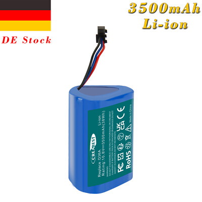 Für Ecovacs Deebot Ozmo Slim 1, 10, 2, DB35 D36B DA60 3500mAH 10,8V Li-ion Akku 