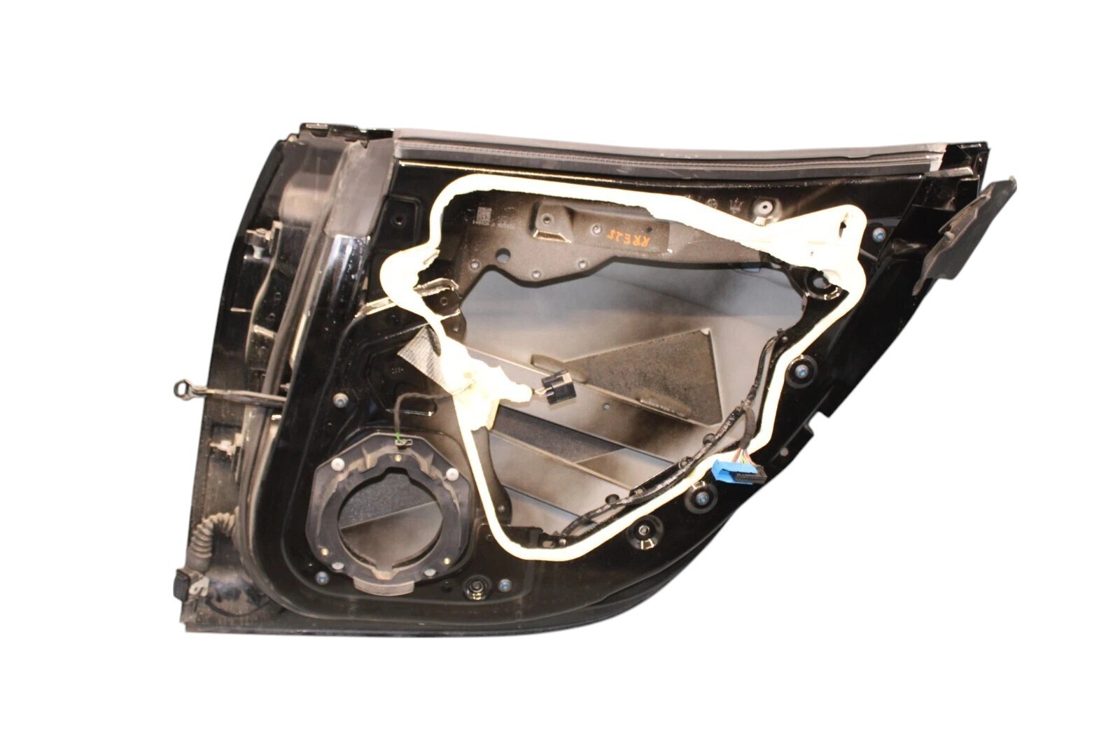 14-19 Maserati Ghibli Rear Right Side Exterior Door Shell Panel Black Oem