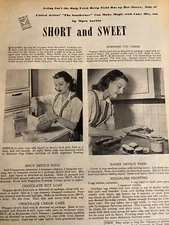 Betty Field, Full Page Vintage Clipping, a