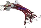 5 x 10" LONG MINI BUNGEE CORD STRAPS 250mm CAMPING TRAVEL LUGGAGE HOOK