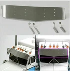 Metal Sun Visor Plate For Tamiya 1/14 King Hauler RC Tractor Truck Upgrade Parts