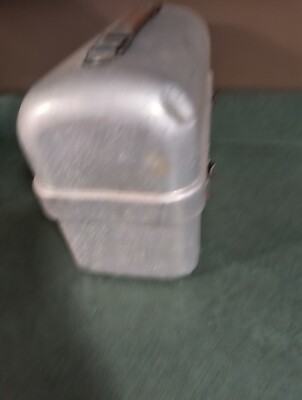 VTG Collectible Priscilla Ware Aluminum Miners Workman's Lunch Box