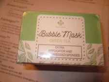Green Tea Carbonated Bubble Mask with Face Applicator - Deep Foaming Pore Cleans