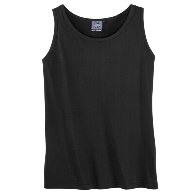 Achselshirt Übergröße schwarz Ahorn