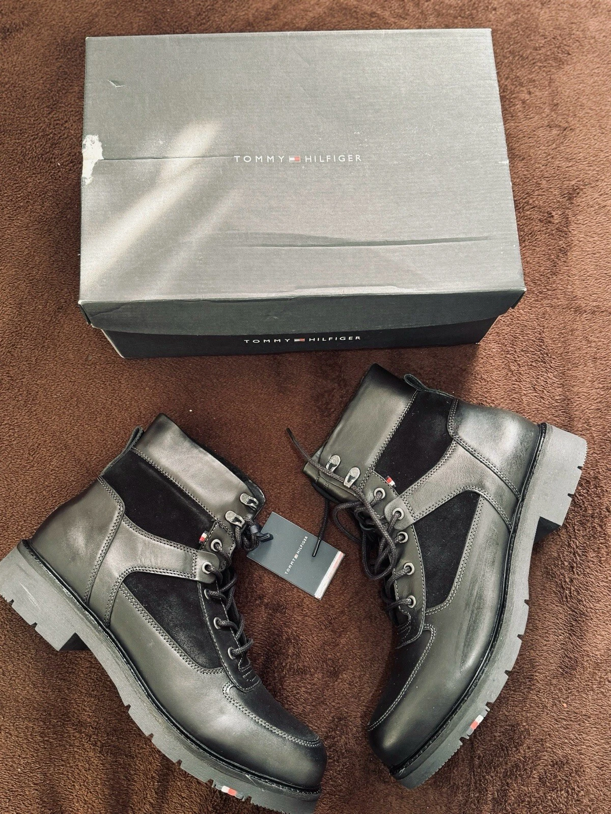 tommy hilfiger boots mens